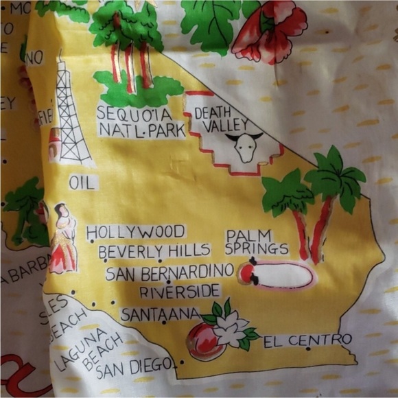 VINTAGE CALIFORNIA Souvenir Apron - Picture 4 of 6
